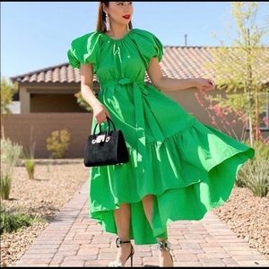 Puff Sleeve dress by Christopher John Rogers
